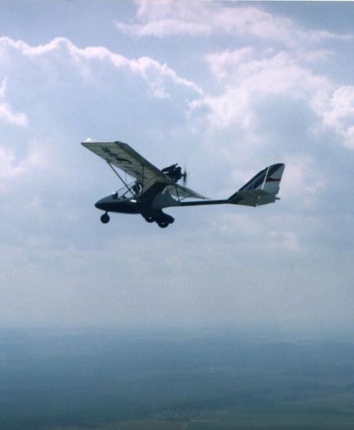 Skyboy prototype in flight