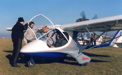 Skyboy prototype with Marián Mečiar, Zdeněk Ančík, Václav Zajíc and Lubomír Mitáš