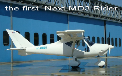 first MD3 Rider from next italian production Next-Aircraft at Voghera